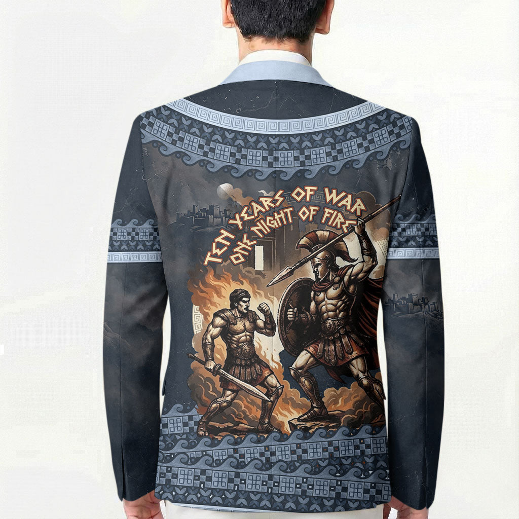Trojan War Glory Outlives Warrior Blazer Spartan Achilles Warrior Battle Greek