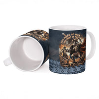 Trojan War Glory Outlives Warrior Ceramic Mug Spartan Achilles Warrior Battle Greek