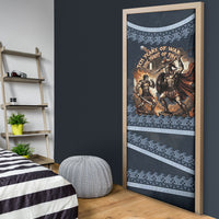 Trojan War Glory Outlives Warrior Door Cover Spartan Achilles Warrior Battle Greek
