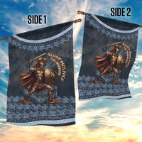 Trojan War Glory Outlives Warrior Garden Flag Spartan Achilles Warrior Battle Greek