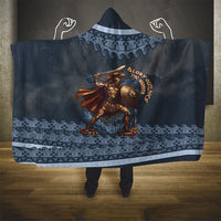 Trojan War Glory Outlives Warrior Hooded Blanket Spartan Achilles Warrior Battle Greek