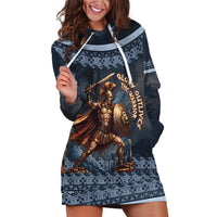 Trojan War Glory Outlives Warrior Hoodie Dress Spartan Achilles Warrior Battle Greek
