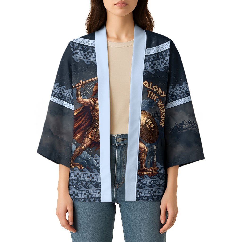 Trojan War Glory Outlives Warrior Kimono Spartan Achilles Warrior Battle Greek