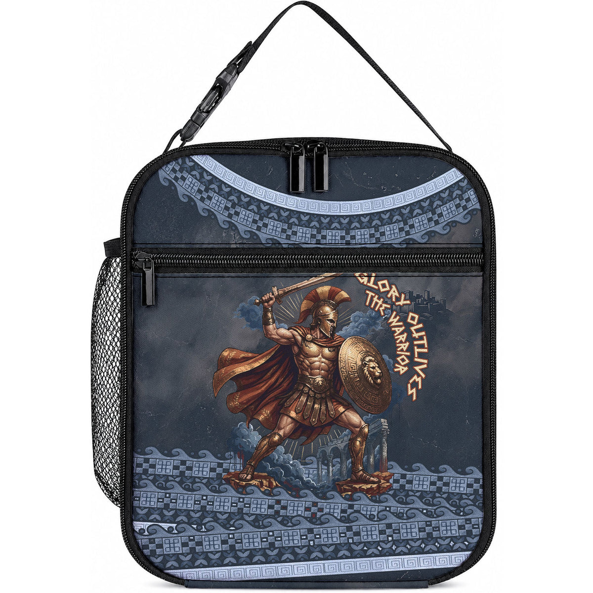 Trojan War Glory Outlives Warrior Lunch Bag Spartan Achilles Warrior Battle Greek