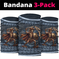 Trojan War Glory Outlives Warrior Neck Gaiter Spartan Achilles Warrior Battle Greek