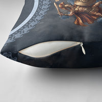 Trojan War Glory Outlives Warrior Pillow Cover Spartan Achilles Warrior Battle Greek