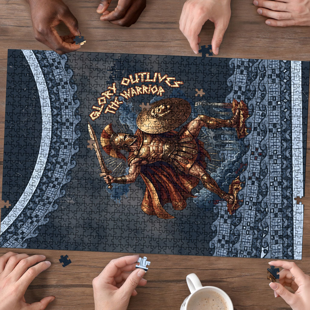 Trojan War Glory Outlives Warrior Puzzle Spartan Achilles Warrior Battle Greek