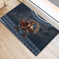 Trojan War Glory Outlives Warrior Rubber Doormat Spartan Achilles Warrior Battle Greek