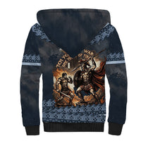 Trojan War Glory Outlives Warrior Sherpa Hoodie Spartan Achilles Warrior Battle Greek