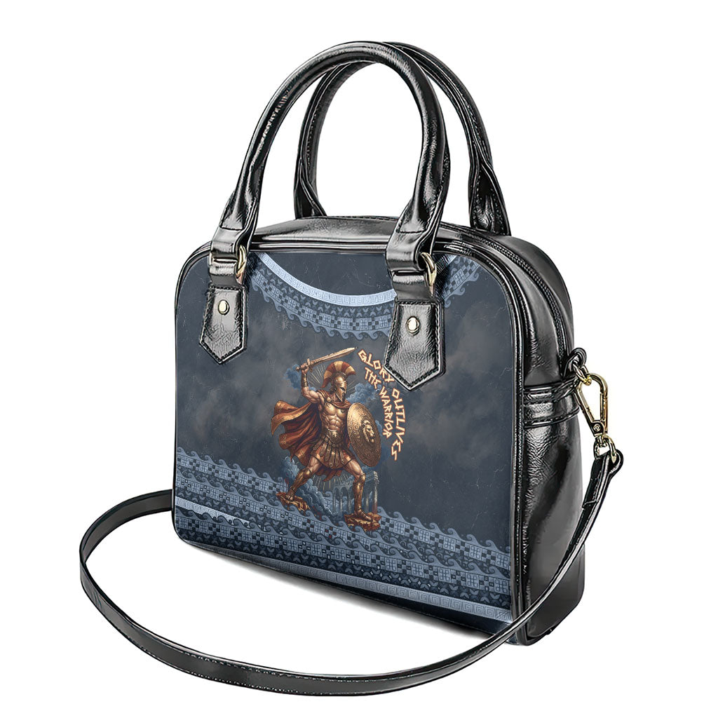 Trojan War Glory Outlives Warrior Shoulder Handbag Spartan Achilles Warrior Battle Greek
