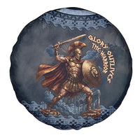 Trojan War Glory Outlives Warrior Spare Tire Cover Spartan Achilles Warrior Battle Greek