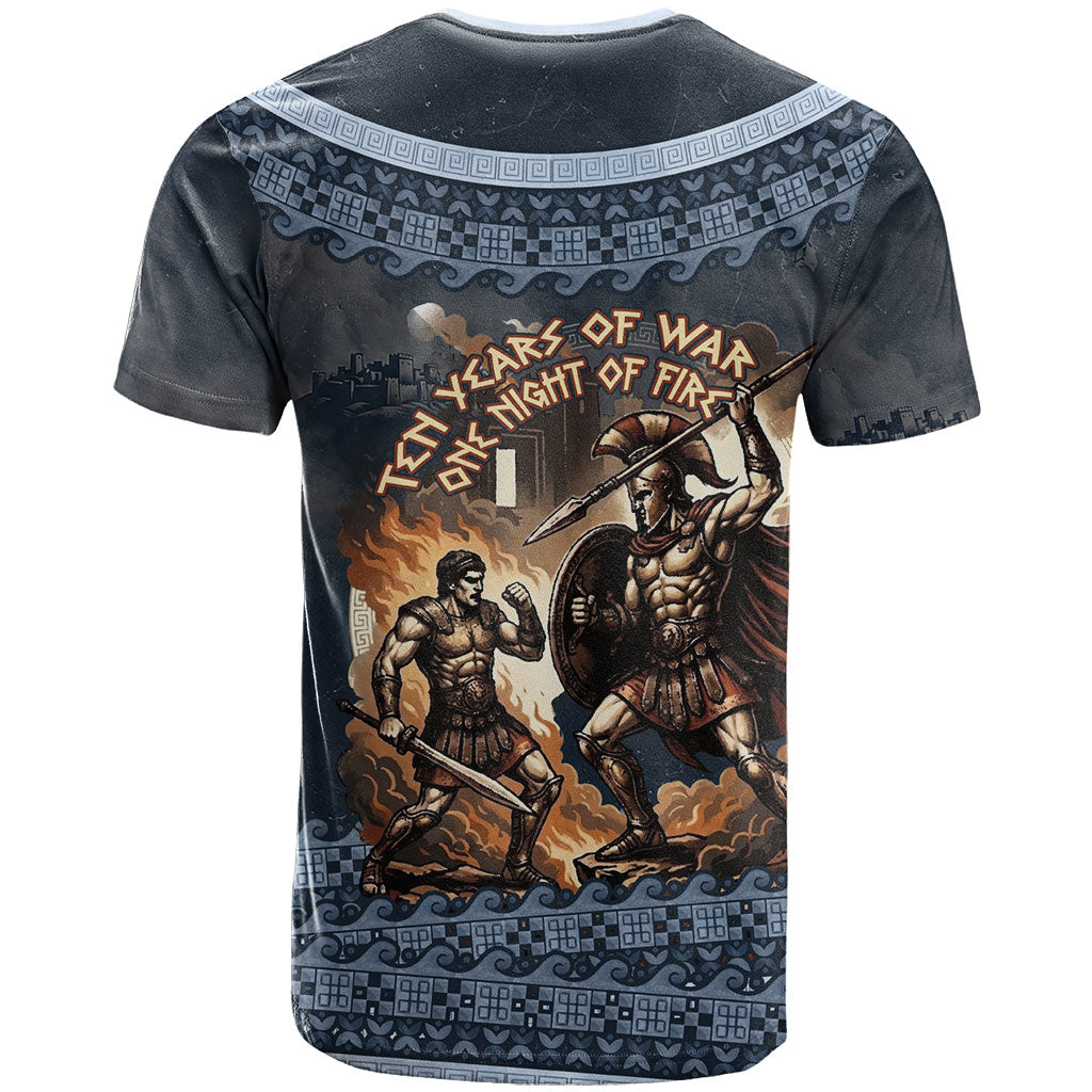 Trojan War Glory Outlives Warrior T Shirt Spartan Achilles Warrior Battle Greek