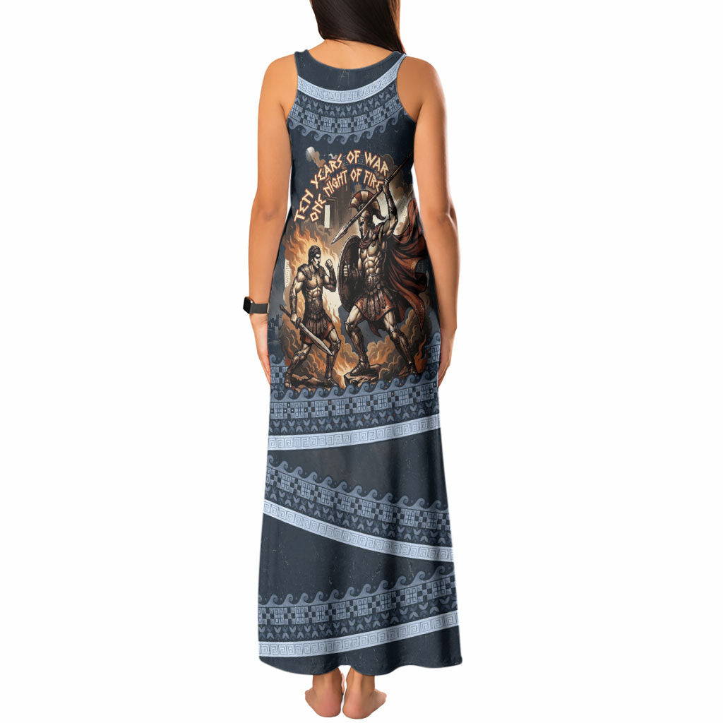 Trojan War Glory Outlives Warrior Tank Maxi Dress Spartan Achilles Warrior Battle Greek