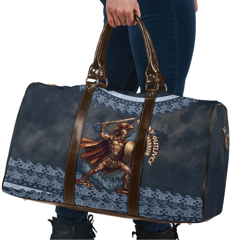 Trojan War Glory Outlives Warrior Travel Bag Spartan Achilles Warrior Battle Greek