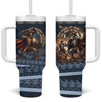 Trojan War Glory Outlives Warrior Tumbler With Handle Spartan Achilles Warrior Battle Greek