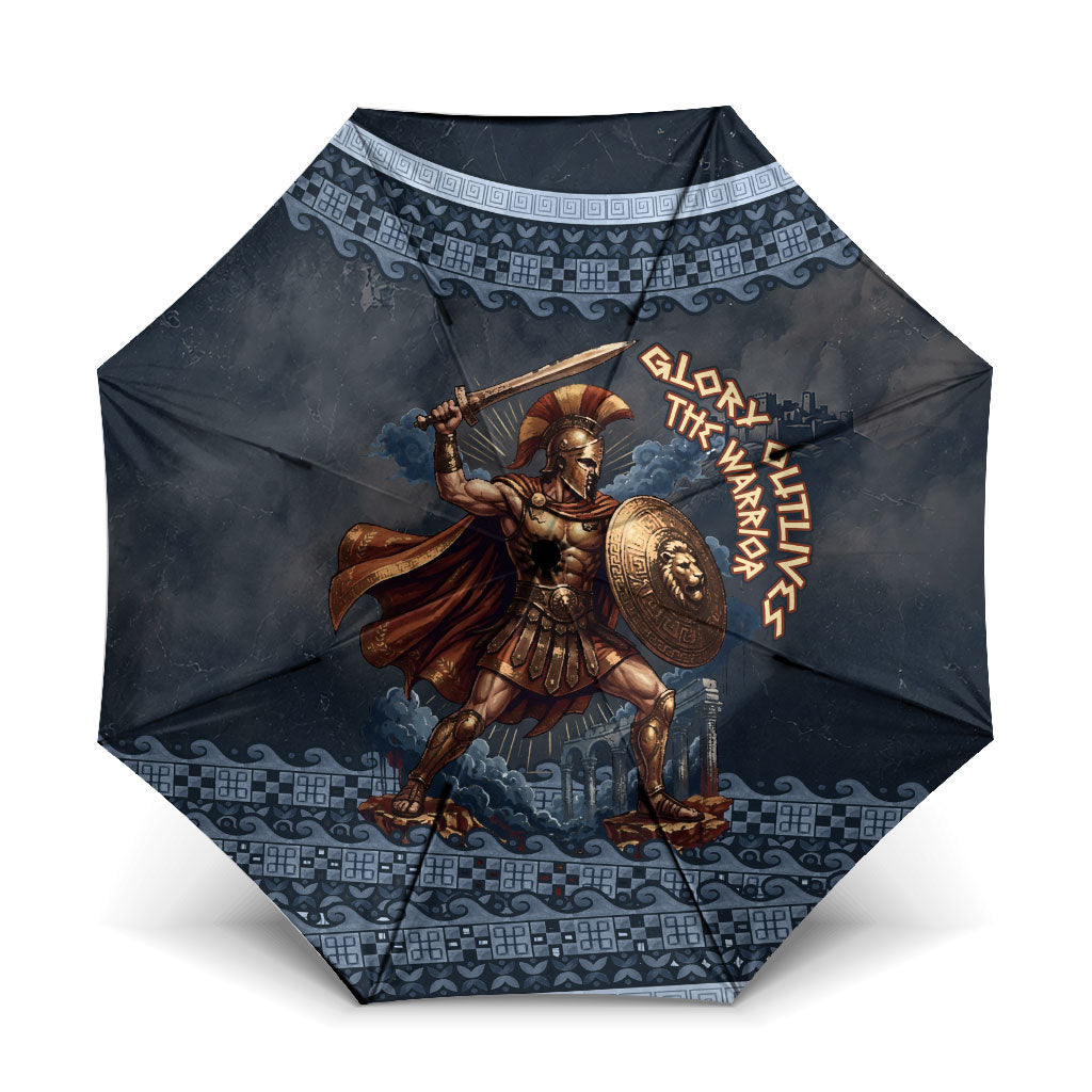 Trojan War Glory Outlives Warrior Umbrella Spartan Achilles Warrior Battle Greek
