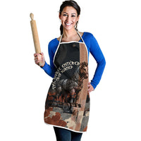 Trojan War Horse Entered Burned Apron Greek Wooden Trojan Horse Spartan Warrior