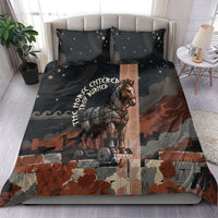 Trojan War Horse Entered Burned Bedding Set Greek Wooden Trojan Horse Spartan Warrior