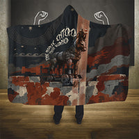 Trojan War Horse Entered Burned Hooded Blanket Greek Wooden Trojan Horse Spartan Warrior