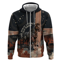 Trojan War Horse Entered Burned Hoodie Greek Wooden Trojan Horse Spartan Warrior