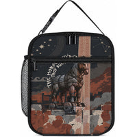 Trojan War Horse Entered Burned Lunch Bag Greek Wooden Trojan Horse Spartan Warrior