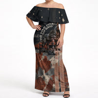 Trojan War Horse Entered Burned Off Shoulder Maxi Dress Greek Wooden Trojan Horse Spartan Warrior