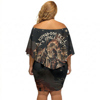 Trojan War Horse Entered Burned Off Shoulder Short Dress Greek Wooden Trojan Horse Spartan Warrior