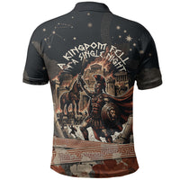 Trojan War Horse Entered Burned Polo Shirt Greek Wooden Trojan Horse Spartan Warrior