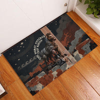 Trojan War Horse Entered Burned Rubber Doormat Greek Wooden Trojan Horse Spartan Warrior