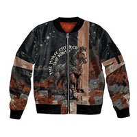 Trojan War Horse Entered Burned Sleeve Zip Bomber Jacket Greek Wooden Trojan Horse Spartan Warrior