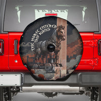 Trojan War Horse Entered Burned Spare Tire Cover Greek Wooden Trojan Horse Spartan Warrior