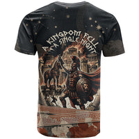 Trojan War Horse Entered Burned T Shirt Greek Wooden Trojan Horse Spartan Warrior