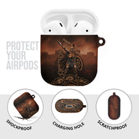 Achilles Iliad Greek Hero Legend AirPods Case Trojan War Spartan Warrior Spear Graphic Art
