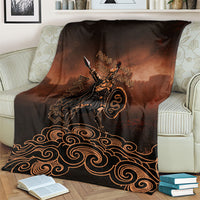 Achilles Iliad Greek Hero Legend Blanket Trojan War Spartan Warrior Spear Graphic Art