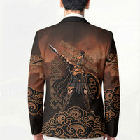 Achilles Iliad Greek Hero Legend Blazer Trojan War Spartan Warrior Spear Graphic Art
