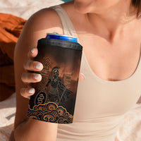Achilles Iliad Greek Hero Legend 4 in 1 Can Cooler Tumbler Trojan War Spartan Warrior Spear Graphic Art
