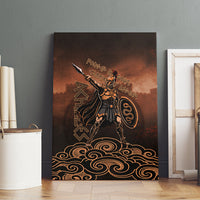 Achilles Iliad Greek Hero Legend Canvas Wall Art Trojan War Spartan Warrior Spear Graphic Art