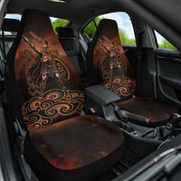 Achilles Iliad Greek Hero Legend Car Seat Cover Trojan War Spartan Warrior Spear Graphic Art