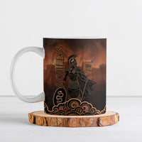 Achilles Iliad Greek Hero Legend Ceramic Mug Trojan War Spartan Warrior Spear Graphic Art
