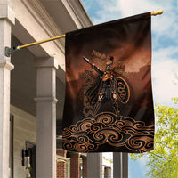 Achilles Iliad Greek Hero Legend Garden Flag Trojan War Spartan Warrior Spear Graphic Art