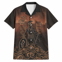 Achilles Iliad Greek Hero Legend Hawaiian Shirt Trojan War Spartan Warrior Spear Graphic Art