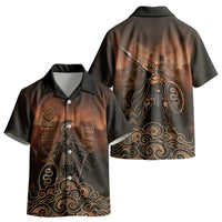 Achilles Iliad Greek Hero Legend Kid Hawaiian Shirt Trojan War Spartan Warrior Spear Graphic Art