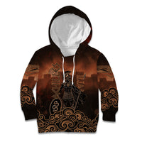 Achilles Iliad Greek Hero Legend Kid Hoodie Trojan War Spartan Warrior Spear Graphic Art