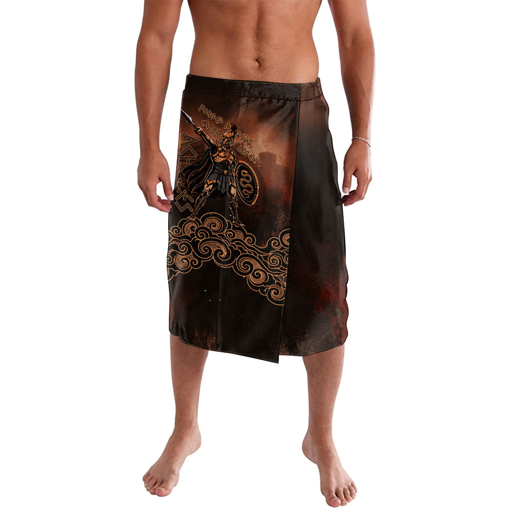 Achilles Iliad Greek Hero Legend Lavalava Trojan War Spartan Warrior Spear Graphic Art