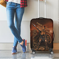 Achilles Iliad Greek Hero Legend Luggage Cover Trojan War Spartan Warrior Spear Graphic Art