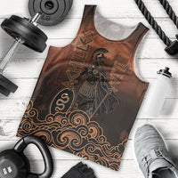 Achilles Iliad Greek Hero Legend Men Tank Top Trojan War Spartan Warrior Spear Graphic Art