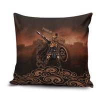 Achilles Iliad Greek Hero Legend Pillow Cover Trojan War Spartan Warrior Spear Graphic Art