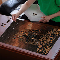 Achilles Iliad Greek Hero Legend Puzzle Trojan War Spartan Warrior Spear Graphic Art