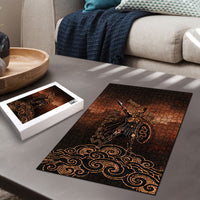 Achilles Iliad Greek Hero Legend Puzzle Trojan War Spartan Warrior Spear Graphic Art