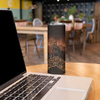 Achilles Iliad Greek Hero Legend Skinny Tumbler Trojan War Spartan Warrior Spear Graphic Art